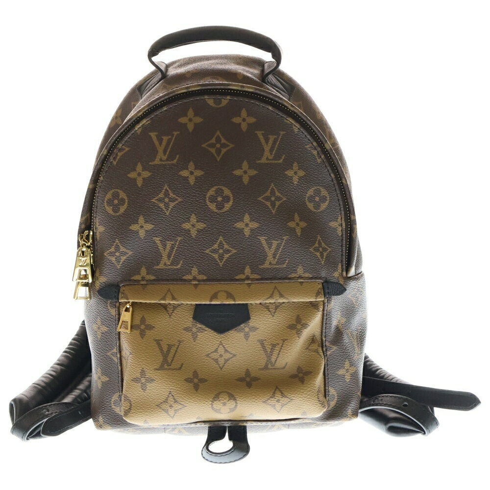 Louis Vuitton Monogram Reverse Palm Springs Backpack Brown